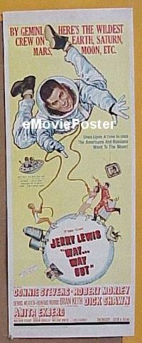 #161 WAY WAY OUT insert '66 Jerry Lewis 
