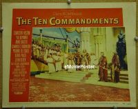 #456 10 COMMANDMENTS LC '56 Moses & blood! 
