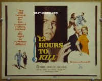C062 12 HOURS TO KILL title lobby card '60 Barbara Eden