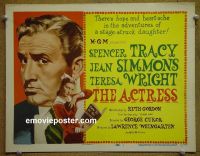 #9025 ACTRESS Title Lobby Card '53 Spencer Tracy, Simmons