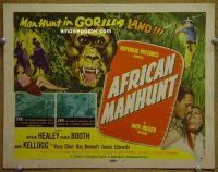 #7095 AFRICAN MANHUNT TC '54 Gorilla Land! 