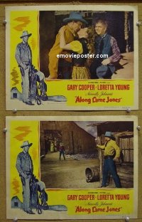 #5069 ALONG CAME JONES 2 LCs '45 Gary Cooper 