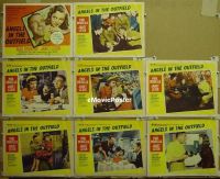 #591 ANGELS IN THE OUTFIELD set of 8 LCs '51 