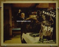 #4033 APE LC '40 Karloff attacks ape! 