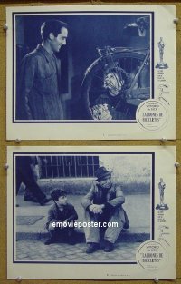 #5618 BICYCLE THIEF 2 Spanish LCs '48 De Sica 