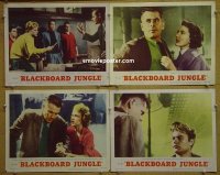 #7246 BLACKBOARD JUNGLE 4 LCs55 Ford, Poitier 