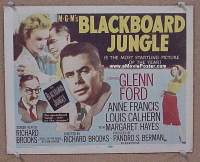 Y037 BLACKBOARD JUNGLE title lobby card '55 Glenn Ford, Poitier