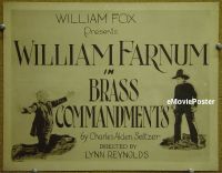 #5216 BRASS COMMANDMENTS TC 23 William Farnum 