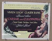 Y051 CAESAR & CLEOPATRA title lobby card '46 Vivien Leigh