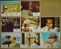 #1026 CHINATOWN 8 lobby cards '74 Jack Nicholson,Dunaway
