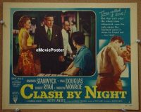 #102 CLASH BY NIGHT LC #4 '52 Stanwyck 