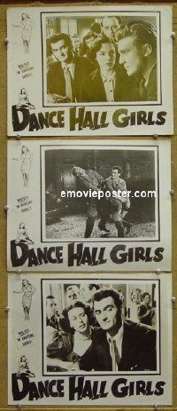 #7444 DANCE HALL GIRLS 3 LCs '50s wolves! 