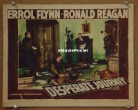 #073 DESPERATE JOURNEY LC '42 Errol Flynn 