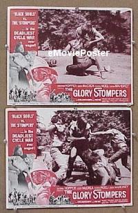 #192 GLORY STOMPERS 2 LCs '67 AIP biker! 