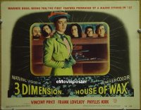#068 HOUSE OF WAX LC#4 '53 3D evil heads! 