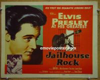 #9213 JAILHOUSE ROCK Title Lobby Card '57 Elvis Presley