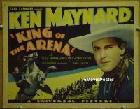 #5253 KING OF THE ARENA TC '33 Ken Maynard 