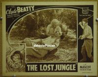 #161 LOST JUNGLE LC '34 serial, Beatty 
