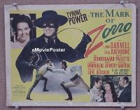 #117 MARK OF ZORRO TC '40 Tyrone Power 