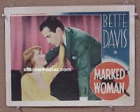 #595 MARKED WOMAN LC '37 Bette Davis, Bogart 