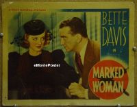 #214 MARKED WOMAN LC '37 Bette Davis, Bogart 