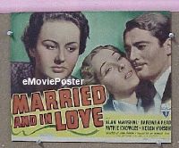 #121 MARRIED & IN LOVE TC '40 Marshal, Read 