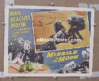 #444 MISSILE TO THE MOON LC #2 '59 spacemen! 