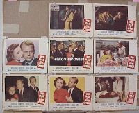 #428 NO MAN OF HER OWN 8 LCs '50 Stanwyck 