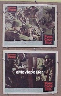 #4217 PORK CHOP HILL 2 LCs '59 Gregory Peck 