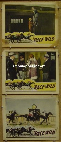 #5141 RACE-WILD 3 LCs 26 silent horse racing! 