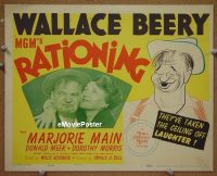 #253 RATIONING TC '44 Beery, Main 
