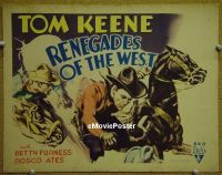 #029 RENEGADES OF THE WEST TC '32 Tom Keene 