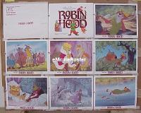 #419 ROBIN HOOD 8 LCs R82 Walt Disney 