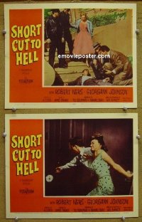 #8539 SHORT CUT TO HELL 2 LCs 57 James Cagney 