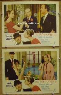 #8549 SILKEN AFFAIR 2 LCs '56 David Niven 