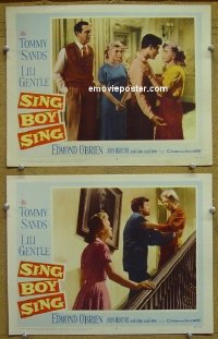 #8553 SING BOY SING 2 LCs '58 Tommy Sands 