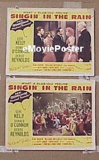 #238 SINGIN' IN THE RAIN 2 LCs '52 Gene Kelly 