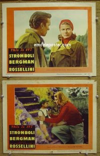 #8644 STROMBOLI 2 LCs '50 Ingrid Bergman 