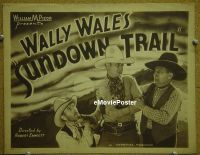#041 SUNDOWN TRAIL TC '34 Wally Wales,western 