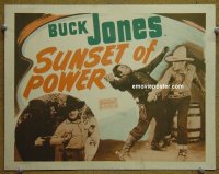 #5329 SUNSET OF POWER TC R48 Buck Jones 