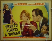#8717 THERE'S ALWAYS A WOMAN LC '38 Blondell 