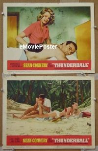 #393 THUNDERBALL 2 LCs '65 Connery as Bond 