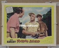 #550 VOODOO ISLAND LC #8 '57 Boris Karloff 