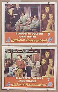 #8906 WITHOUT RESERVATIONS LC '46 John Wayne 