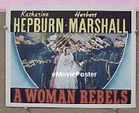 #201 WOMAN REBELS LC '36 Hepburn 