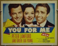 #8939 YOU FOR ME TC '52 Peter Lawford 