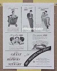 #162 PHILADELPHIA STORY ad '40 Hepburn 