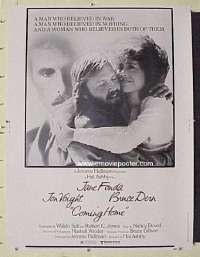 #184 COMING HOME 30x40 '78 Fonda, Voight 