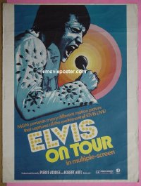 #4367 ELVIS ON TOUR 30x40 '72 Presley 