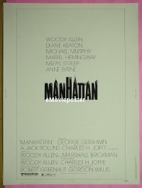 #4372 MANHATTAN 30x40 '79 Woody Allen 